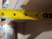 2022-03-21 11.29.32  Backing Board to inside edge of Front Can Guide is 3 1/2&#34;